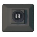 Backseat 12V Power Port Socket with Lock - Black BA2605049